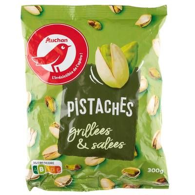 Auchan Pistaches grillées et salées, 300g