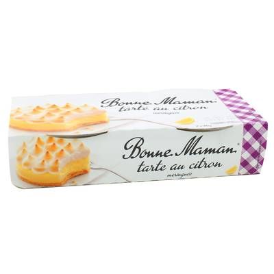 Bonne Maman Tarte au citron meringuée, 2x90g