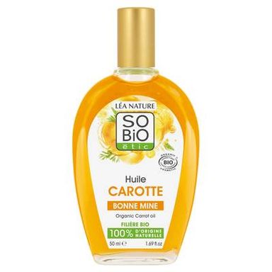 SO'BIO ETIC Huile Corps à la Carotte Bio, 50ml