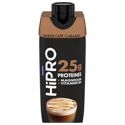 HiPRO Yaourt à Boire Protéiné Café Caramel, 345g
