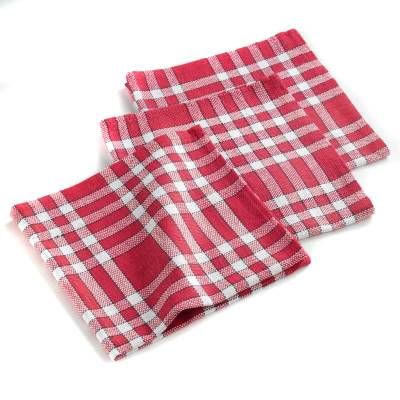 Douceur D Interieur 3 Serviettes de table tradition ROUGE, 45 x 45 cm