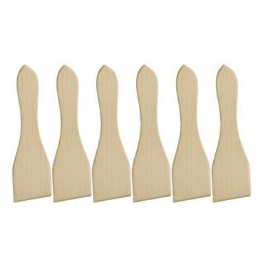 Metaltex Spatules à raclette en bois, 6 spatules