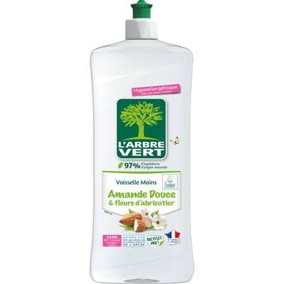 L'arbre Vert Liquide vaisselle Amande Abricot, 750ml