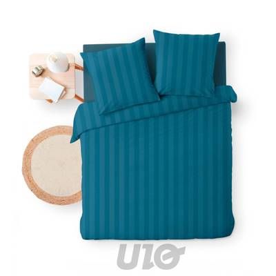Douceur D Interieur Parure de Lit Cleo Vert, 240 x 220 cm