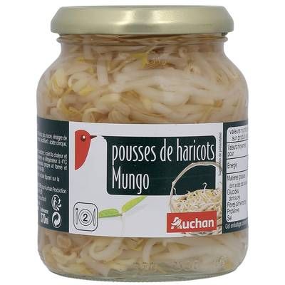 Auchan Pousses de haricots Mungo, 175g