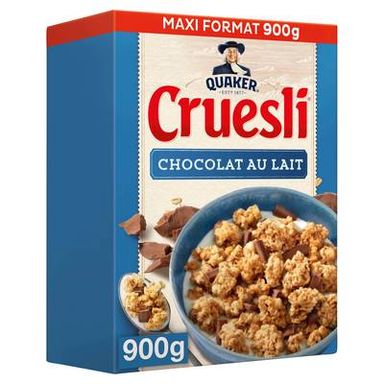Quaker Cruesli chocolat au lait, 900g