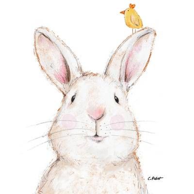 Paperproducts Design Serviettes en papier Lapin & Friend, 20 serviettes de 33x33 cm