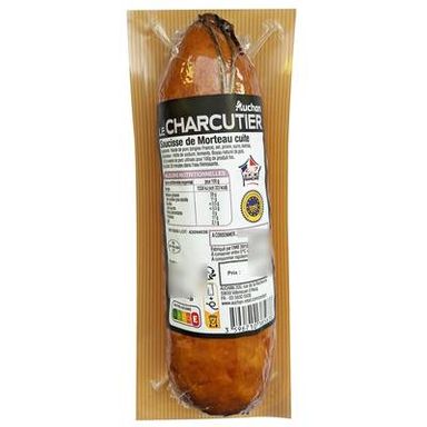Auchan Le Charcutier Saucisse de Morteau Cuite IGP, 355g