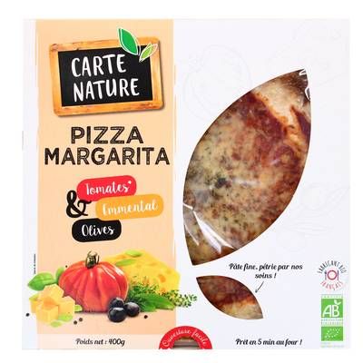 Carte Nature Pizza Marguerita Bio, 350g