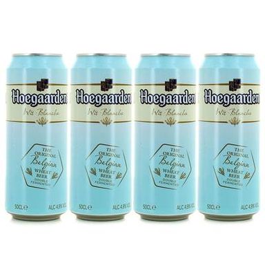 Hoegaarden Bière blanche 4.9°, 4x50cl