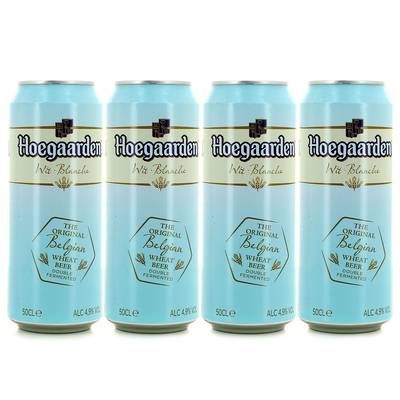 Hoegaarden Bière blanche 4.9°, 4x50cl