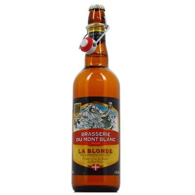 Brasserie Du Mont Blanc Biére blonde 5.8°, 75cl