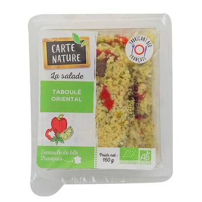 Carte Nature Taboulé Oriental Nature, Bio, 160g