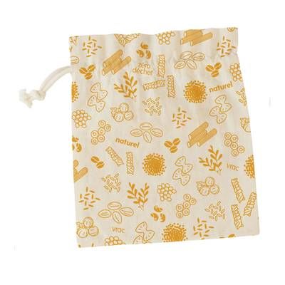 Pebbly Sac à vrac en coton bio, Taille M