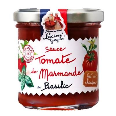 Lucien Georgelin Sauce Tomate de Marmande Basilic, 150g