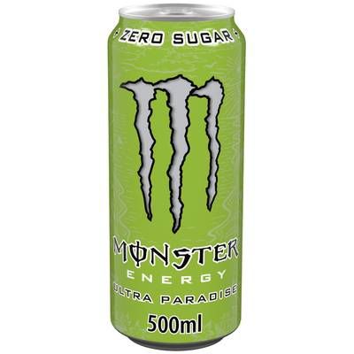 Monster Ultra Paradise saveur kiwi - citron vert - concombre, 50cl
