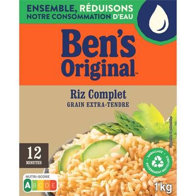 Ben's Original Riz Complet 12 minutes Vrac, 1kg