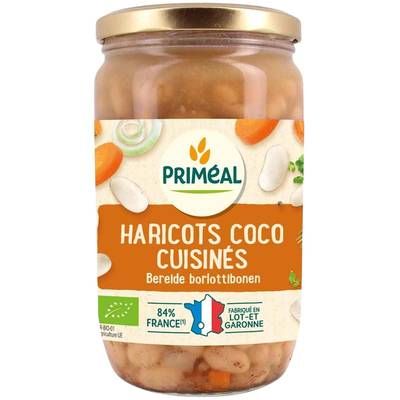 Priméal Haricots coco cuisinés bio vegan, 680g