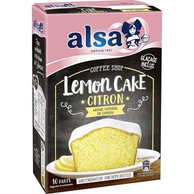 Alsa Préparation pour Cake au Citron, 385g