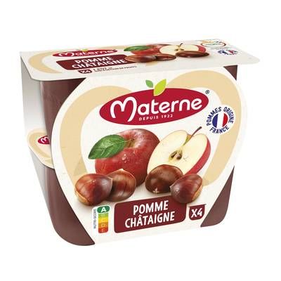 Materne Compote pomme chataigne, 4x100g