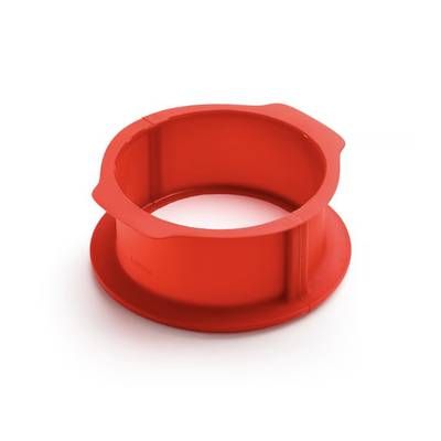 Lékué Moule à charlotte avec plateau, 18 cm, 18 cm