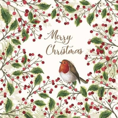 Paperproducts Design Serviette papier Merry Bird Napkin, 20 serviettes de 33 x 33 cm