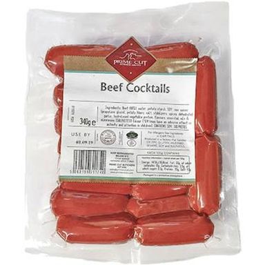 Prime Cut Saucisses Cocktail Boeuf, 340g