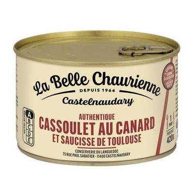 La Belle Chaurienne Cassoulet au Canard et Saucisses de Toulouse, 420g