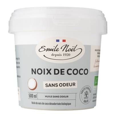 Emile Noël Huile de coco Désodorisées Bio, 500ml