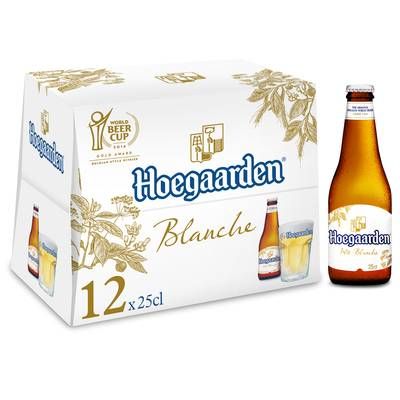 Hoegaarden Bière blanche 4.9°, 12x25cl