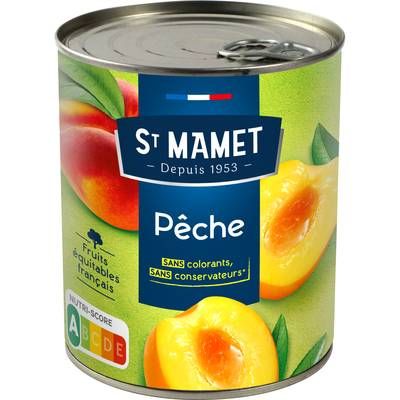 St Mamet Pêches au Sirop, 850g