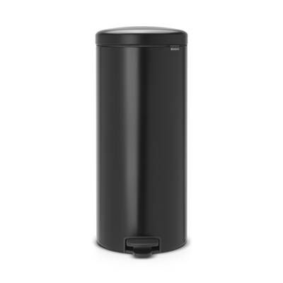 Brabantia Poubelle à pédale NewIcon Matt Black, 30L