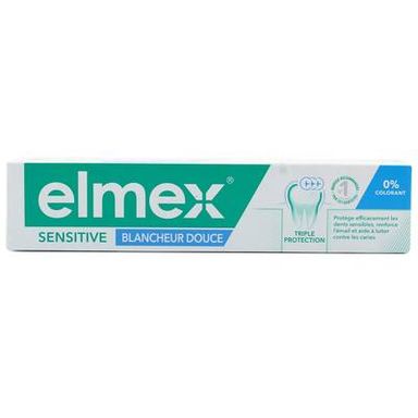 Elmex Dentifrice Sensitive Blancheur Douce, 75ml