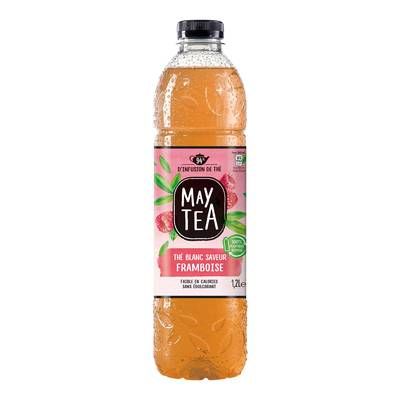 Maytea Thé blanc infusé glacé framboise, 1,2L