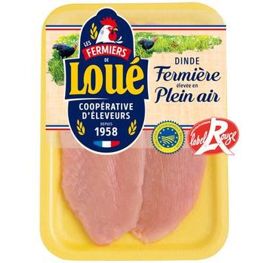 Loué Escalopes de Dinde Label Rouge, 2x120g