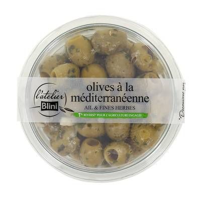 l'Atelier Blini Olives Manzanilla à la Méditerranéenne, 150g