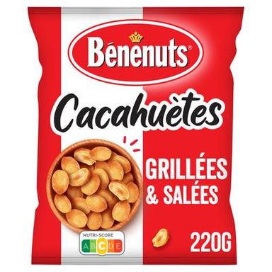 Benenuts Cacahuètes grillées salées, 220g