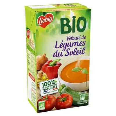 Liebig Soupe Velouté de Légumes du Soleil Bio, 1L