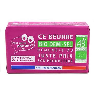 C'est qui le Patron Beurre demi-sel Bio, 250g