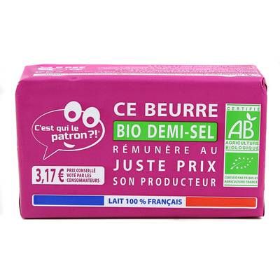 C'est qui le Patron Beurre demi-sel Bio, 250g