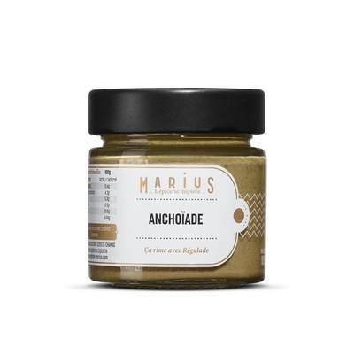 Marius, L'Épicerie Inspirée Crème d'Anchois - Anchoïade, 100g