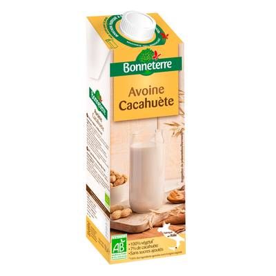 Bonneterre Boisson avoine cacahuète bio, 1L