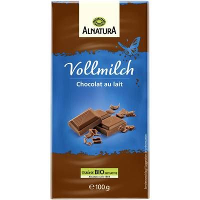 Alnatura Chocolat au lait bio, 100g