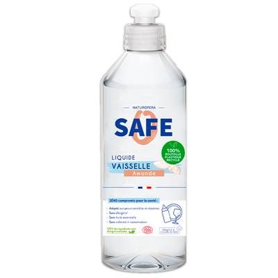 SAFE Liquide vaisselle - Sans Allergènes Amande, 500ml