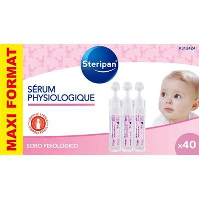 Steripan Sérum physiologique unidoses, 40 x 5ml