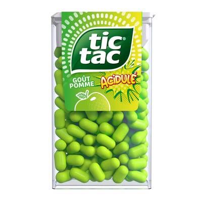 Tic Tac Bonbons Goût Pomme Acidulée, 54g