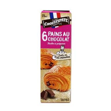 Croustipate Pains au Chocolat, 6 pains - 270g
