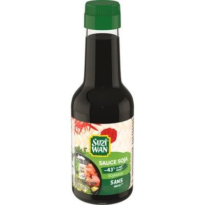 Suzi Wan Sauce Soja Allégée en Sel, 143ml