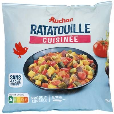 Auchan Ratatouille cuisinée, 750g