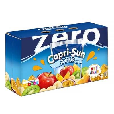 Capri - Sun Boisson aux Fruits Multivitamines Zero, 10x20cl
